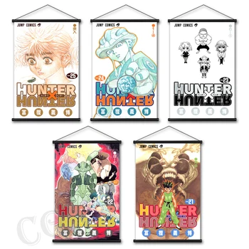 HUNTERxHUNTER Visi Pomika Plakat GON FREECSS HD Japonski Anime Slikarsko Platno, Slike Wall Art Natisne Spalnica Hoom Dekor