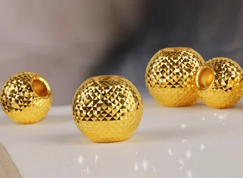 nov prihod 24k čistega zlata kroglice sijoče noge pieapple kroglice 999 resnično zlata jajca zlato spaceres