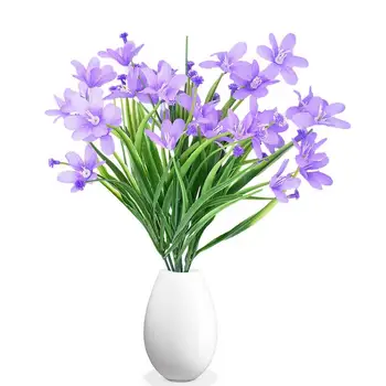 Umetne Rastline na Prostem Odporni proti UV-žarkom Ne Zbledi Cvetja prijazno Večnamensko DIY Cvetlični Okraski Za Venci Ograje Stene